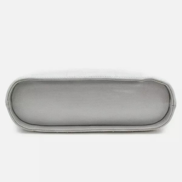 CHANEL Silver Nylon Tote W/ Metal Handles - Picture 4 of 8